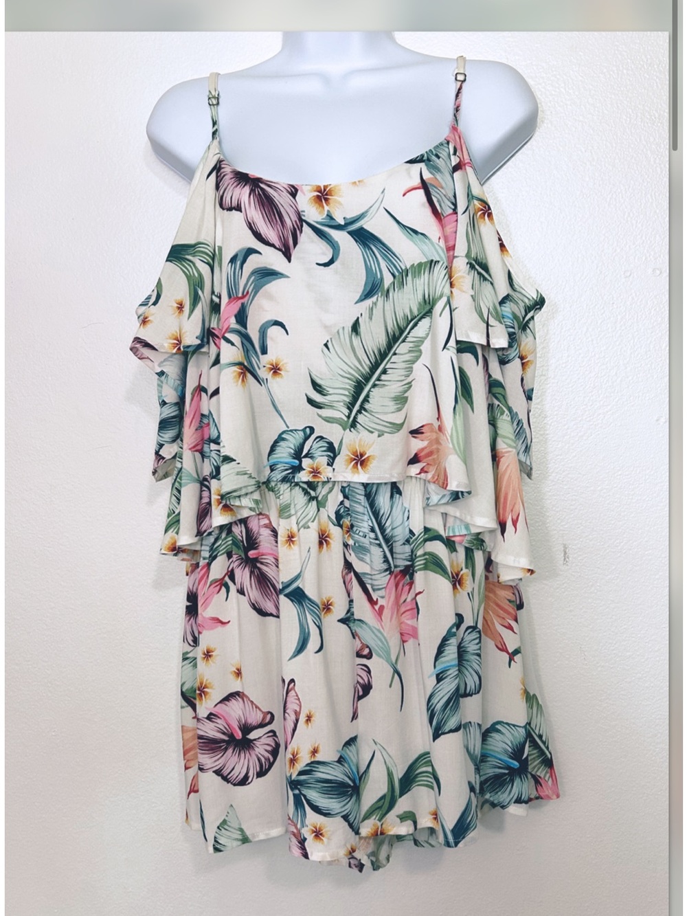 Show Me Your Mumu Off Shoulder Floral Romper